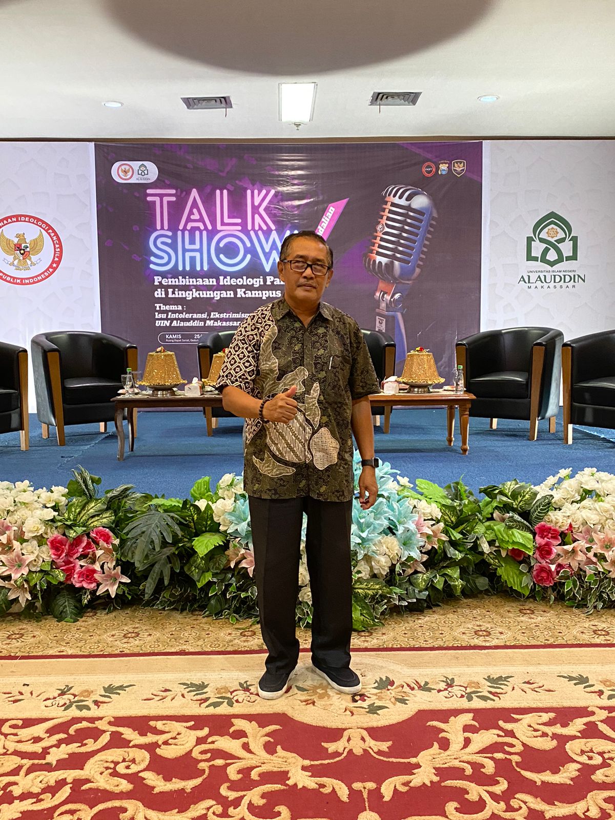 Dosen Bahasa dan Sastra Arab Hadiri Talk Show Pembinaan Ideologi Pancasila di UIN Alauddin Makassar